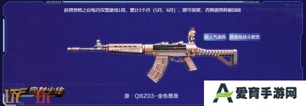 CF穿越火线4月灵狐的约定再度来袭！源·金色蔷薇免费领！