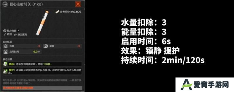 扭转战局就靠它！暗区新兵训练营药品解析-针剂篇